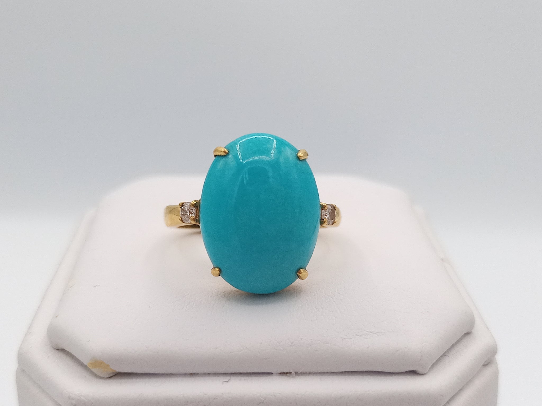 Sleeping Beauty Turquoise Ring – Boutique Le Chariot