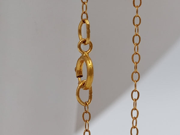 Elegant 14K Gold with Diamond Pendant