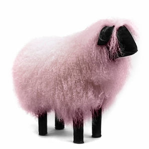 Mongolian Lamb fur sheep - Pink