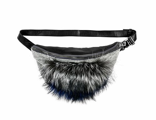 Fabric, Leather & Fur Fanny Pack