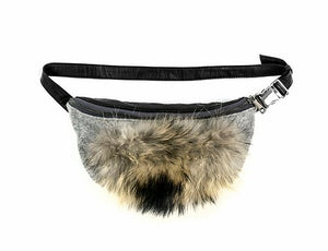 Fabric, Leather & Fur Fanny Pack