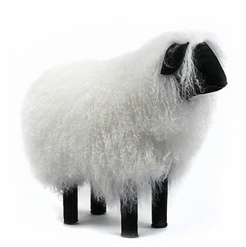 Mongolian Lamb fur sheep - White