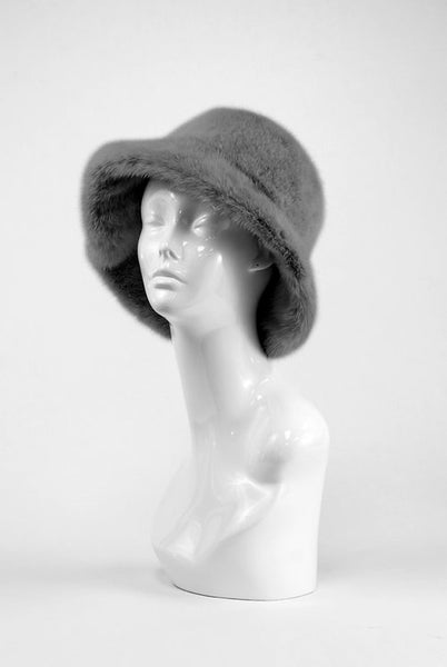 Mink Fur Bucket Hat