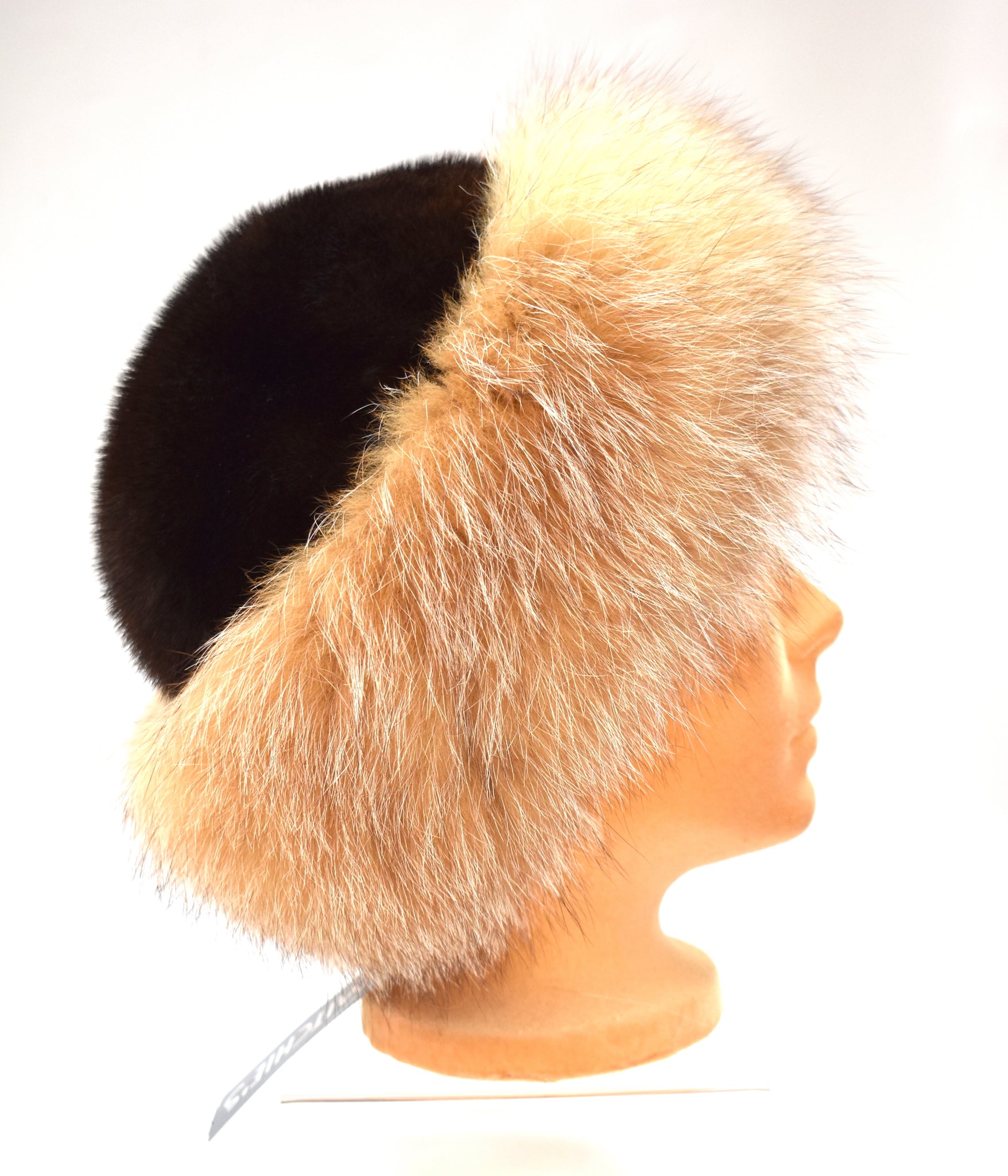 Canadian Mink & Crystal Fox Hat