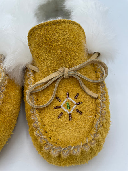 Women Moccasins with real fur