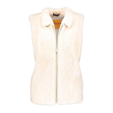 TANIA Sheared Beaver Fur Vest