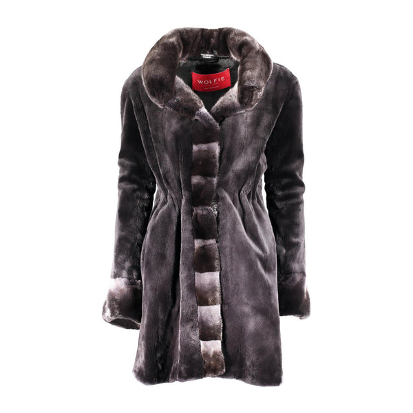 PENELOPE Sheared mink fur jacket
