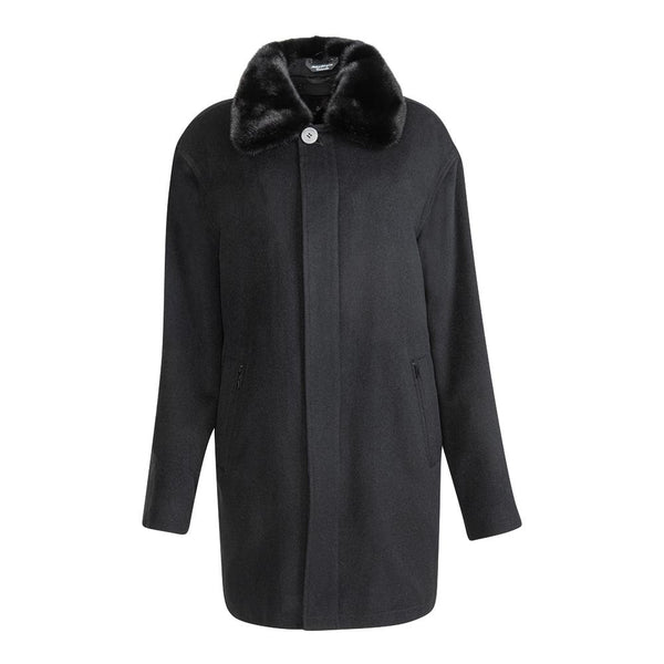 PATRICK fitted Cashmere coat & mink liner