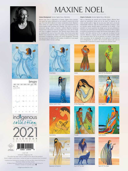 2021 Calendar by Maxine Noel